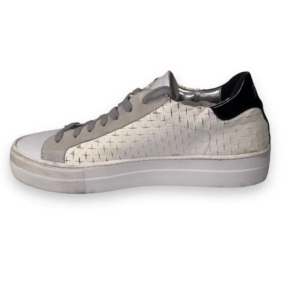 P448 Thea Overload Classic Casual Perf Sneakers White Women's 9.5-10‎